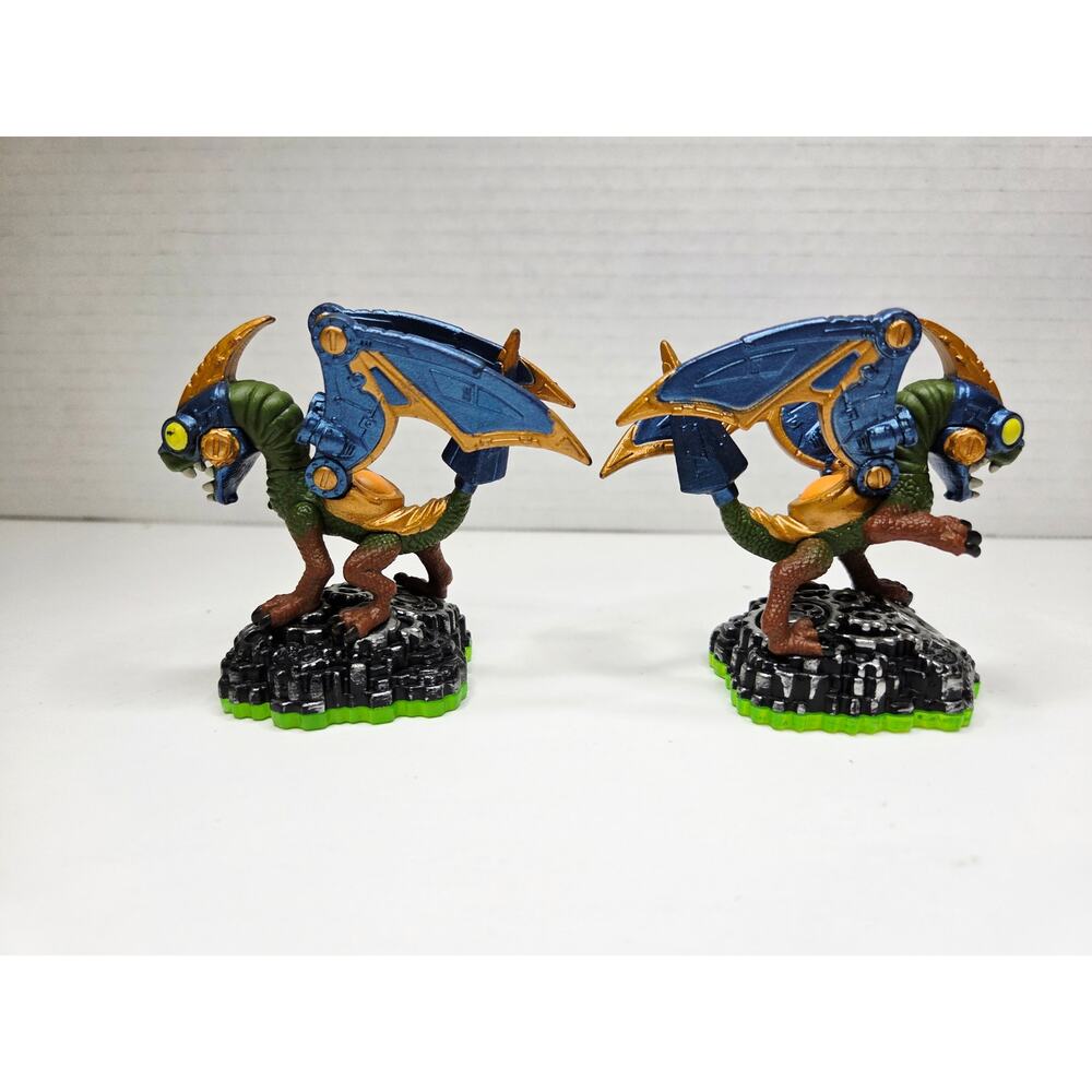 Skylanders Spyro's Adventure‎ Drobot Figure Green Base Tech Lot of 2 Activision